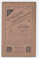 1923-BULLETIN DES PHILATELISTES--PARIS 1ER  -E500 - Frankrijk