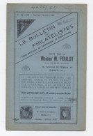 1928-BULLETIN DES PHILATELISTES--PARIS 1ER  -E500 - Francia