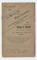 1921-BULLETIN DES PHILATELISTES--PARIS 1ER  -E500 - Francia