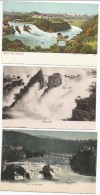 SUISSE - GRUSS Vom RHEINFALL , Rheinfall -- Lot De 3 Cartes -- Port Pour La SUISSE 2,4 Euro - Andere & Zonder Classificatie