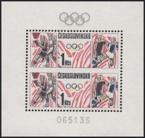 Czechoslovakia / Stamps (1988) 2827 A: Olympic Games 1988 (Basketball And Football); Painter: Jan Lidral - Ongebruikt