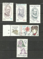 République Tchèque N°396 à 399, 406 Cote 3.70 Euros - Used Stamps