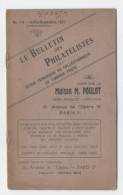 19221-BULLETIN DES PHILATELISTES--PARIS 1ER  -E500 - Frankreich