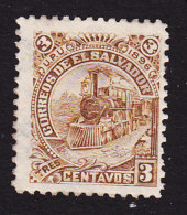 El Salvador, Scott #148, Mint Hinged, Locomotive, Issued 1896 - El Salvador