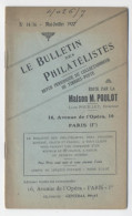 1922-BULLETIN DES PHILATELISTES--PARIS 1ER  -E500 - Francia