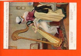 Salon De 1913 Mme J. Philippar-Quinet - La Leçon De Harpe (art -Tableaux - Peintures) - Malerei & Gemälde