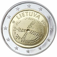 LITUANIA / LITHUANIA / LIETUVA     2 €   2.016  2016 "CULTURA BÁLTICA" Bimetálica   SC/UNC   T-DL-11.748 - Litouwen