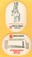 1 S/b Bière Beck's Bier Bremen (recto-verso) - Bierviltjes