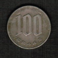 JAPAN   100 YEN 1969 (SHOWA 44) (Y # 82) - Japan