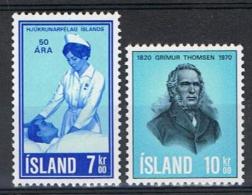 Ijsland Y/T 397 / 398 (**) - Unused Stamps