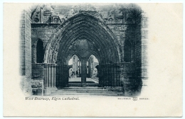 ELGIN CATHEDRAL : WEST DOORWAY - Moray