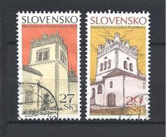 SLOVAQUIE Y & T  N°  463/64  Architecture Renaissance Beffrois - Used Stamps