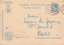 FREE MILITARY POSTCARD,STATIONERY,WW2,CENSORED,FPO#24,1942,ROMANIA. - 2de Wereldoorlog (Brieven)