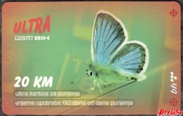 Bosnia Sarajevo - ULTRA PREPAID CARD (recharge) 20 KM - Bosnie