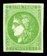 * N°42B, 5c Report 2 (3ème état), Quasi **, TTB    Qualité : *    Cote : 370 Euros - 1870 Ausgabe Bordeaux