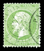 O N°35, 5c Vert-pâle Sur Bleu, TB    Qualité : O    Cote : 220 Euros - 1870 Beleg Van Parijs