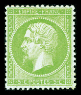 * N°35, 5c Vert-pâle Sur Bleu, Très Bon Centrage, Fraîcheur Postale, R.R. (signé... - 1870 Beleg Van Parijs