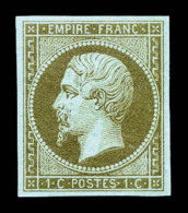 * N°11c, 1c Mordoré, TTB (certificat)    Qualité : *    Cote : 450 Euros - 1853-1860 Napoleon III