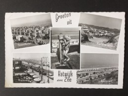 Groeten Uit Katwijk Aan Zee-vijfluik----Uitg.Gebr,Spanjersberg----gelopen 1964 - Katwijk (aan Zee)