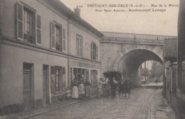 CPA - Brétigny Sur Orge - Rue De La Mairie - Pont St Antoine - Restaurant Lesage - Bretigny Sur Orge