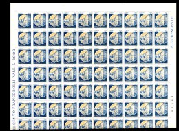 ITALIA Repubblica 1981 Foglio Intero Castelli Lire 30 Nuovo MNH ** Integro Fogli - Feuilles Complètes