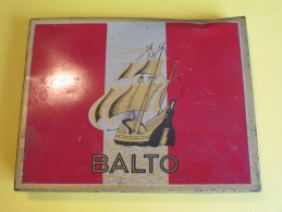 Cigarettes / Boite Métallique/Balto/Goût Américain/Régie Française/Vers 1950 - 1970          BFPP61 - Estuches Para Cigarrillos (vacios)