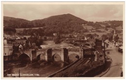 The Bridge, Llangollen - Real Photo - 1940's - Salmon - Denbighshire