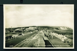 ENGLAND  -  Sandown  Culver Road And Cliffs  Used Vintage Postcard As Scans - Sandown