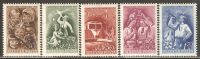 Hungary 1951 Mi# 1165-1169 ** MNH - International Day Of Children - Neufs