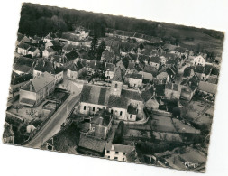 CPSM 21 MIREBEAU VUE GENERALE AERIENNE L'EGLISE - Mirebeau