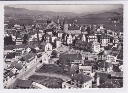 Bulle. Vue Aérienne Rapprochée, Rue Du Moléson, Place St-Denis - Bulle