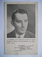 CPA "Déclaration De Frédéric Joliot Curie Au Congrès Des Partisans De La Paix" - Premio Nobel