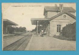 CPA 1 - Chemin De Fer Les Quais De La Gare De LONGJUMEAU 91 - Longjumeau