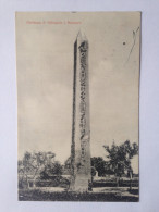 Obélisque D´Héliopolis à Malaryeh. Union Postale Universelle Avec 1 Timbre Et 2 Cachets (Egypte Et Angers) 1906 - El Matareya