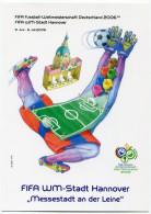 ALLEMAGNE THEME FOOTBALL ENTIER POSTAL DU N°2342 COUPE DU MONDE DE FOOTBALL 2006 EN ALLEMAGNE (STADE HANNOVER) - 2006 – Allemagne