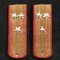 OLD VINTAGE ARMY COLONEL OFFICIER MILITARY Epaulette Jacket DRESS 2 Pcs. BULGARIA 3 STARS - Uniforms