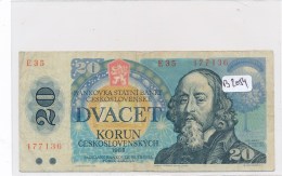 Billets -B2054- Tchécoslovaquie - 50 Dvacet  Korun  1988 ( Type, Nature, Valeur, état... Voir Double Scan) - Checoslovaquia