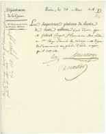 Antoine Augustin PARMENTIER (1737-1813) - Pharmacien, Agronome, Nitrionniste - 1808 - + Chirurgien Grande Armee - Historical Documents