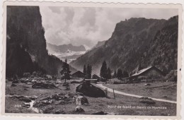 Suisse,helvetia,switzerla Nd,swiss,PONT DE NANT,vaud,bex,réserve Naturelle Du Vallon De Nant,grand Muveran,1950 - Bex