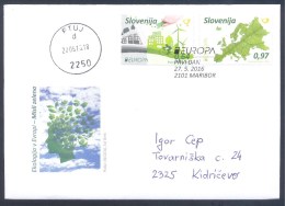 Slovenia Slowenien Used FDC Cover 2016 Europa CEPT: Ecology – Think Green; Cycling; Wind Energy - 2016