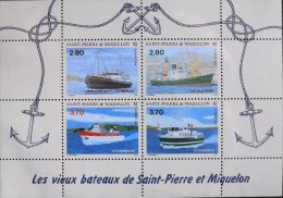 St-PIERRE Et MIQUELON 1994 - Bloc Et Feuillet N° 4 - NEUFS** - Hojas Y Bloques