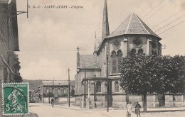 27 St Aubin  L'église - Saint-Aubin-d'Ecrosville