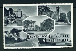 ENGLAND  -  Isle Of Wight  Cowes  Multi View  Unused Vintage Postcard - Cowes