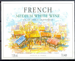 031 - Vin De Table De France - Medium White Wine - Y.M. 33190 Gironde S/Dropt - White Wines