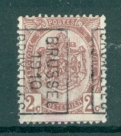 BELGIE - Preo Nr 1519 B - "BRUSSEL 1910 BRUXELLES" (ref. 3611) - ROLLER PRECANCELS - Handrol Préos à Roulette - Roller Precancels 1910-19