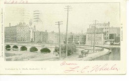 ROCHESTER ERIE CANAL AQUEDUCT CROSSING GENESEE RIVER - Rochester