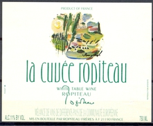 056 - La Cuvée Ropiteau  - White Table Wine - Mélange De Différents Vins De La Communauté Europénne - Robiteau Frères - Vino Bianco