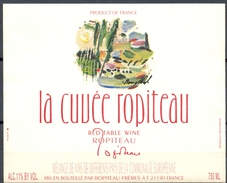 057 - La Cuvée Ropiteau  - Red Table Wine - Mélange De Différents Vins De La Communauté Europénne - Robiteau Frères - Red Wines