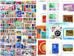 Motive Rumänien 300 Stamps+12 Blocks **/o 160€ Set Kunst Sport Technik Natur Topic Architectur Olympic Art Sheet Romania - Other & Unclassified