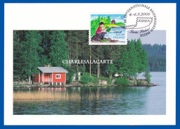 FINLAND 2006   MAXIMUM EXPO CARD  ESSEN  LAKE VIEW   FACIT 1808 - Maximumkaarten